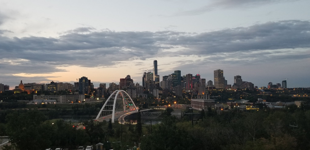 A file photo of Edmonton's skyline from September 2019.