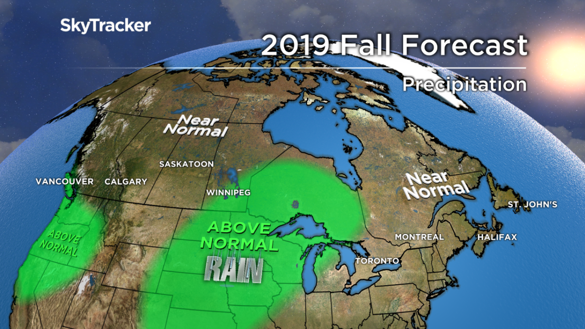 Fall weather forecast What Canadians can expect from coast to coast
