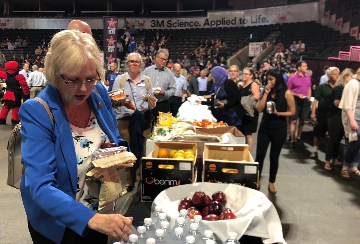  Food at the Untied Way of Elgin and Middlesex 2019  3M Harvest Lunch at Budweiser Gardens.