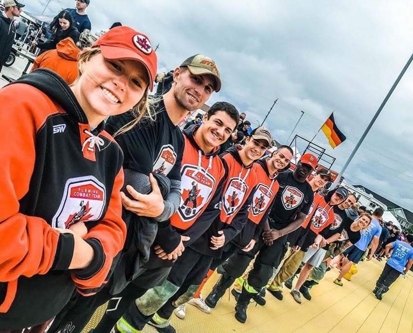 Members of Fleming College's FireFit team competed at the national championships in Oshawa earlier this month.