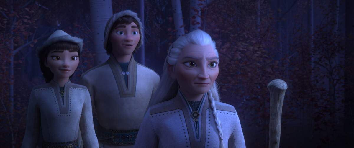 From left to right: Honeymaren, Ryder and Yelena in ‘Frozen 2.’ © 2019 Disney. All Rights Reserved.