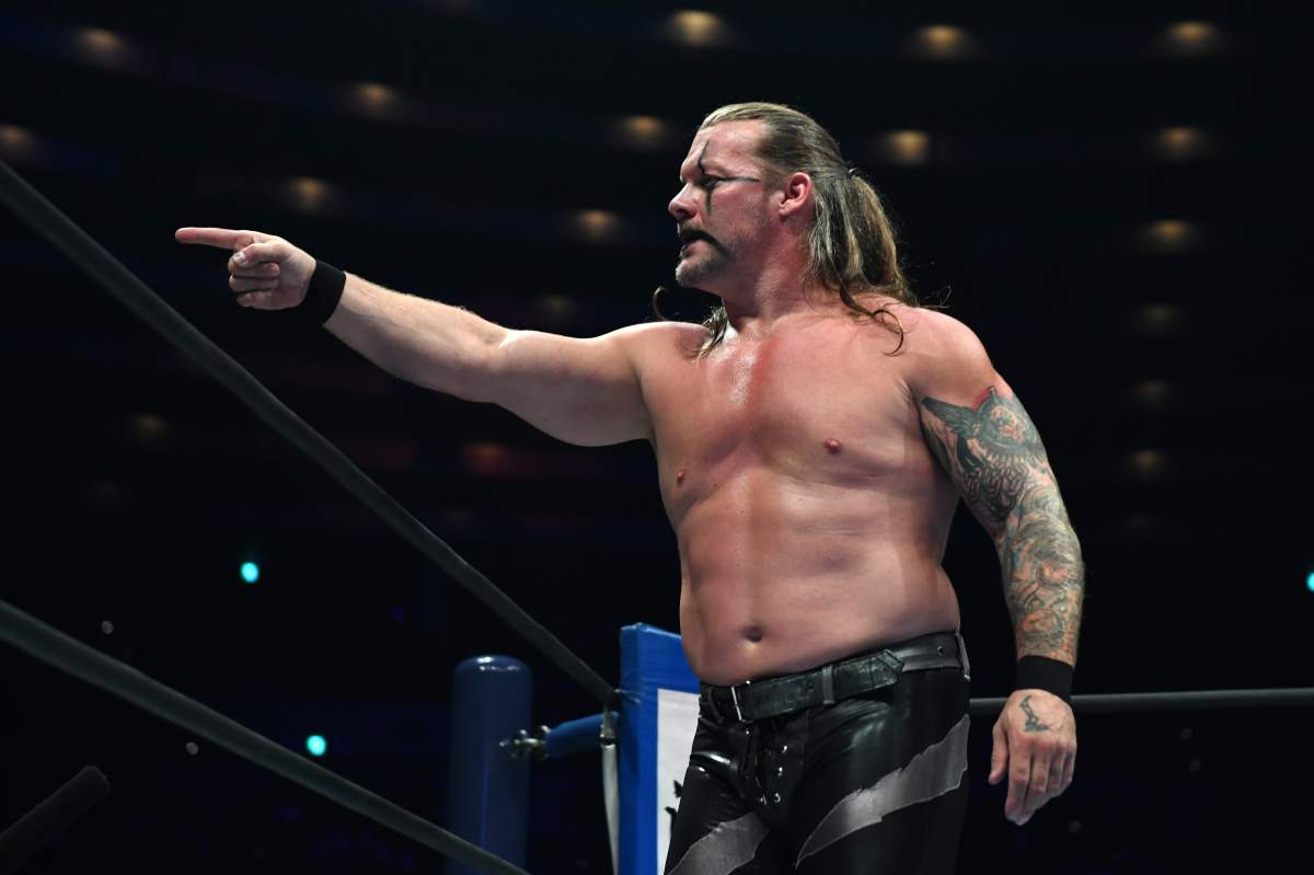 Chris Jericho looks on during the Dominion 6.9 In Osaka-Jo Hall of NJPW on June 09, 2019 in Osaka, Japan. (Photo by Etsuo Hara/Getty Images)