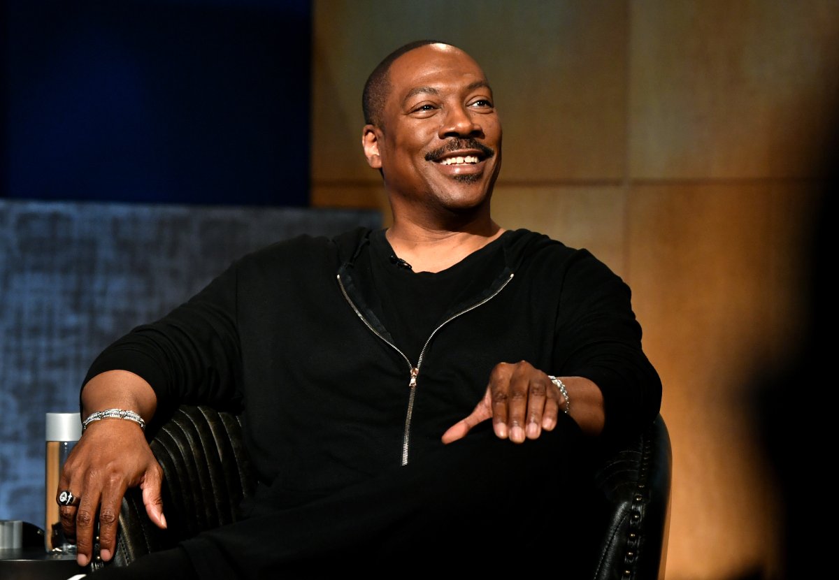 Eddie Murphy speaks onstage during  the LA Tastemaker event for Comedians in Cars at The Paley Center for Media on July 17, 2019 in Beverly Hills City.