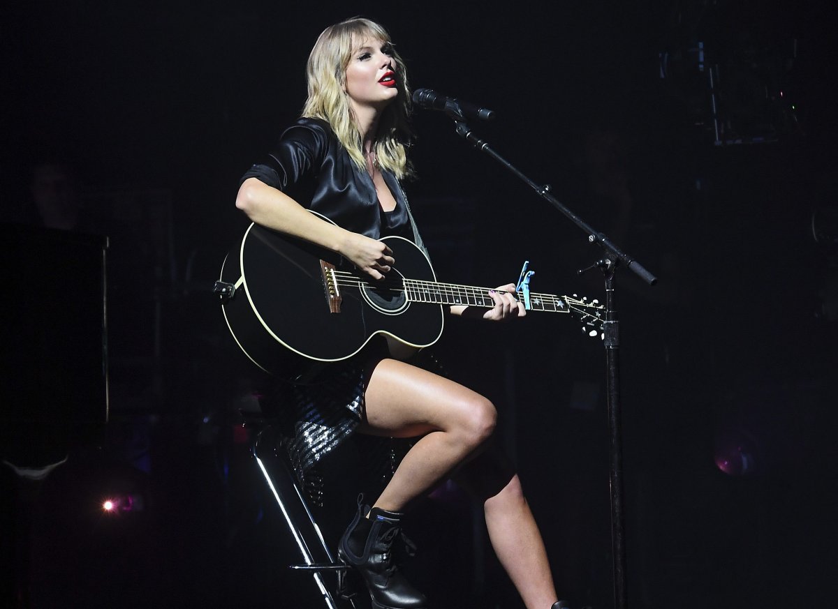 Taylor Swift performs during the 'City of Lover' concert at L'Olympia on Sept. 9, 2019 in Paris, France.
