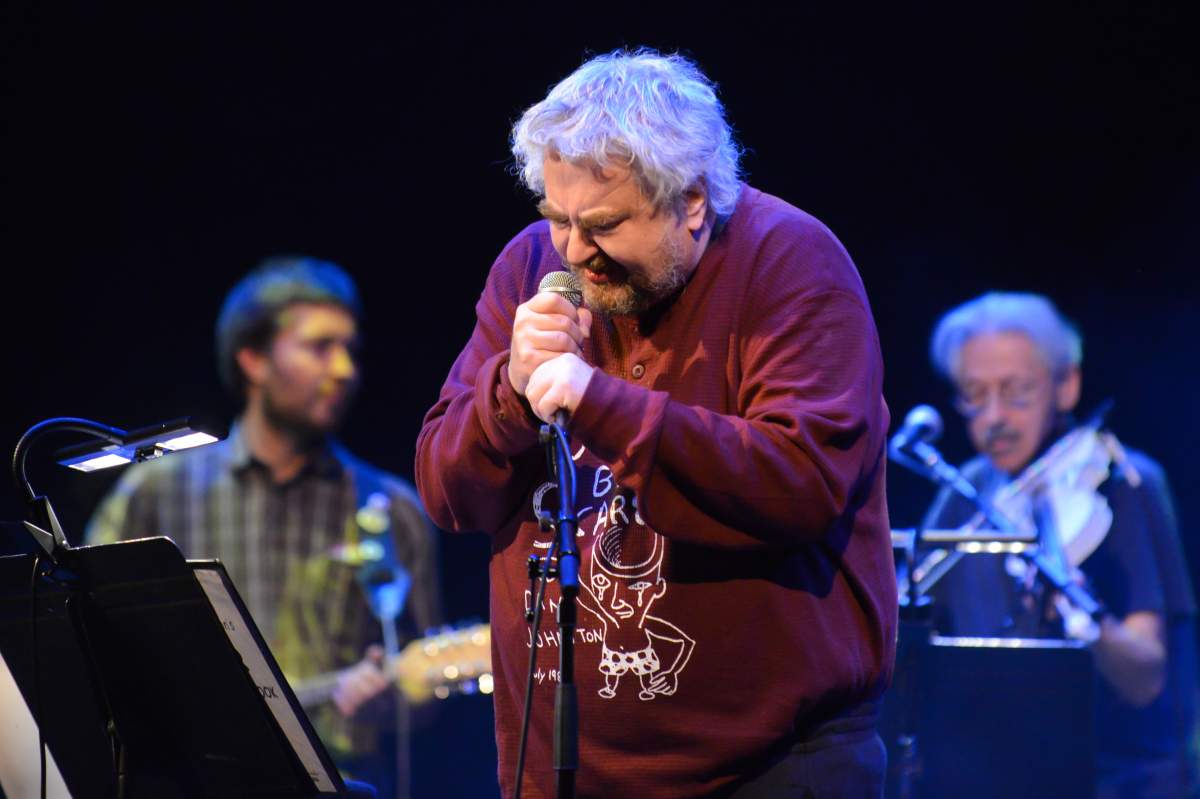 American singer-songwriter Daniel Johnston performs on stage at Barbican Centre on June 2, 2013, in London, England.