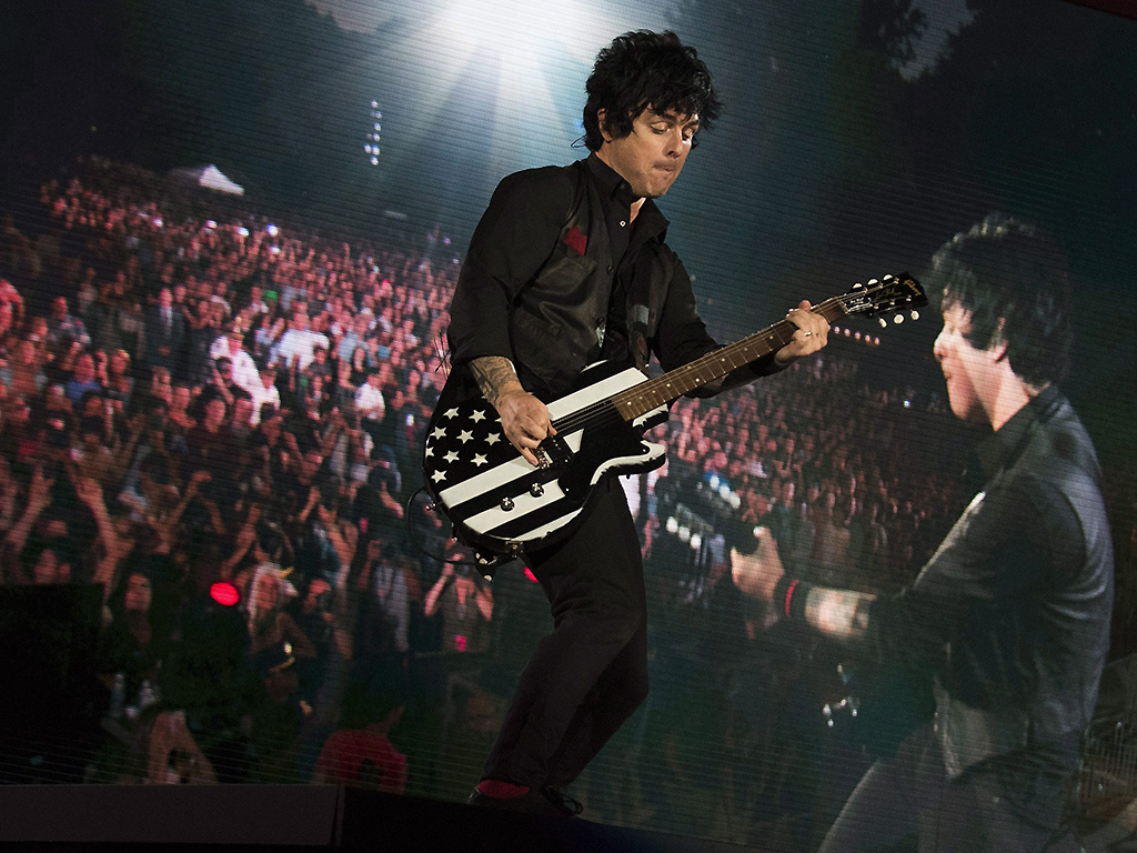 Billie Joe Armstrong performs with Green Day at the 2017 Global Citizen Festival in Central Park, Saturday, Sept. 23, 2017, in New York. 