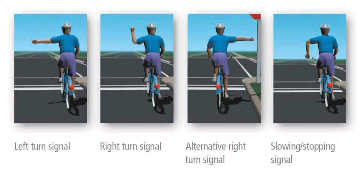 If approved, a new bicycle bylaw would mandate hand signals for turning, slowing and stopping.