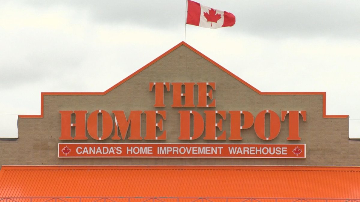 Saskatoon police said they were told a man inside the Home Depot carried out the assault with a shovel for unknown reasons.