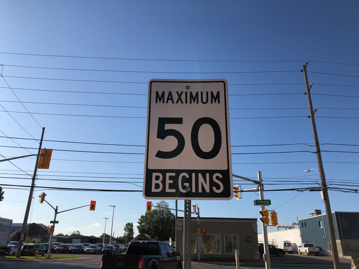 Two Saskatoon drivers had their vehicles impounded on Saturday after going double the speed limit say Saskatoon police.