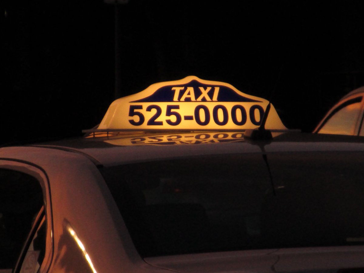 A file photo of a taxi. 