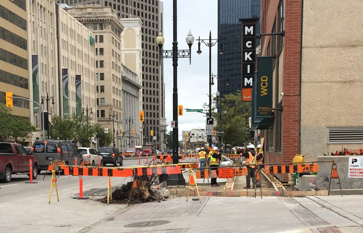 A construction project adding a loading zone on Main Street is causing a controversy.
