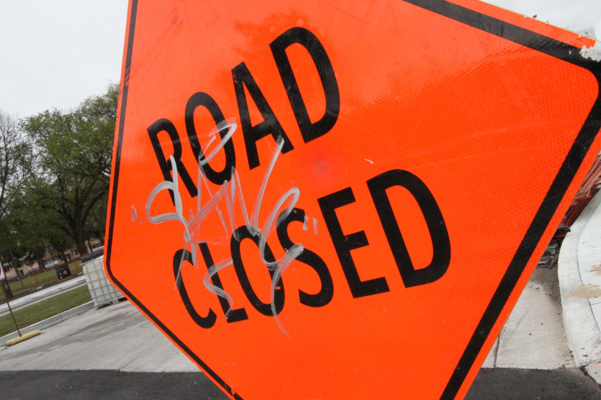 southbound Osborne Street will be closed between Wardlaw and Gertrude Avenues from 6 p.m. Friday until 7 a.m. Monday for a Manitoba Hydro project.