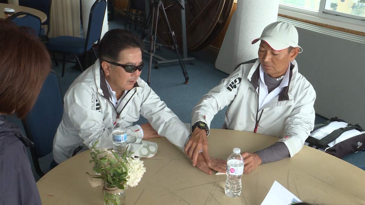 Chifumi Uchimura, from Team Japan, assisted with tactical maneuvers