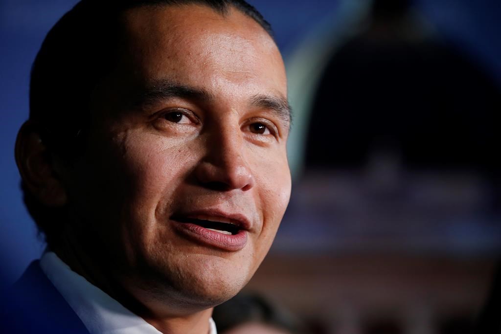 NDP leader Wab Kinew said Monday the NDP are the only party that can prevent a second Tory term.