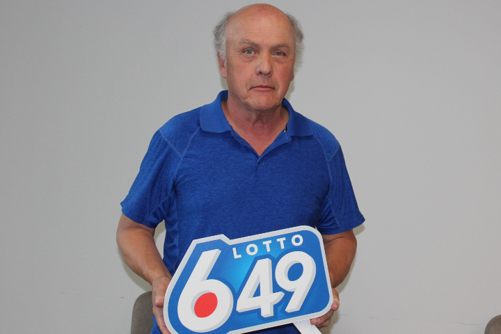 John Kerkhoven of Calgary won $1 million on the Aug. 10, 2019 Lotto 6-49 draw.