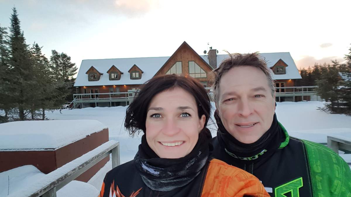 Kim Martin’s fiancée Kirstin Chadwick has spent seven weeks by his beside in Galway, Ireland.