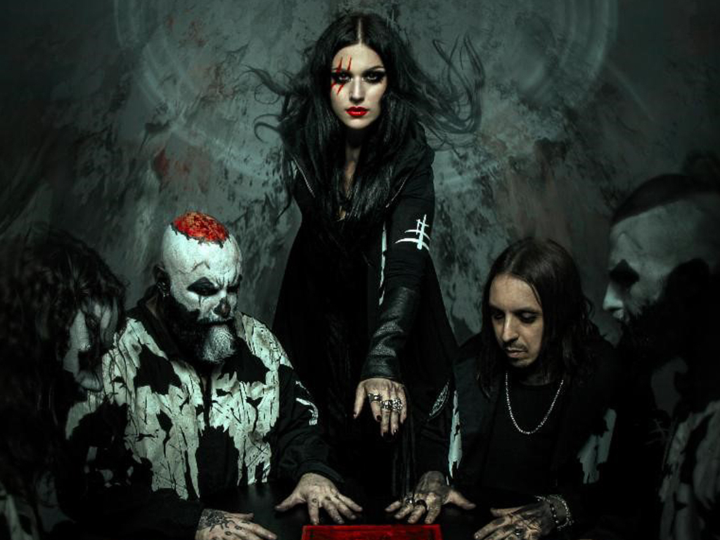 Lacuna Coil photoshoot for the 'Black Anima' album release, which takes place on Oct. 11, 2019.