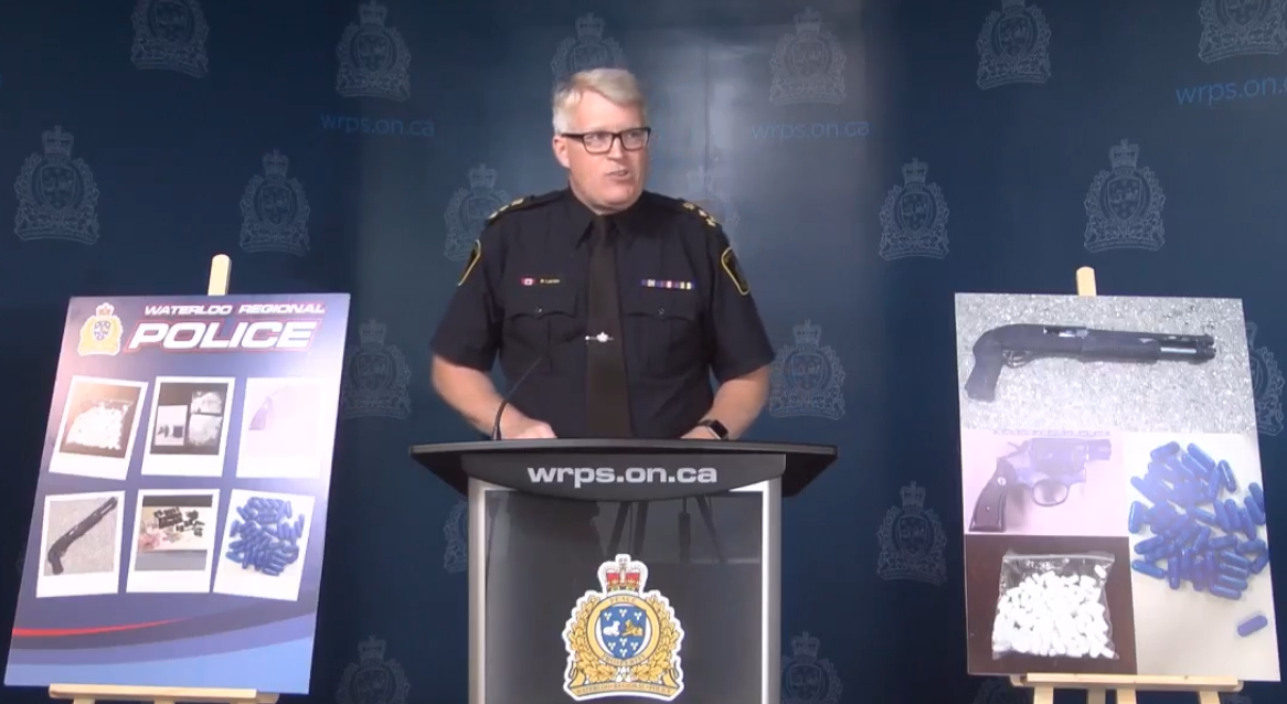 Waterloo Regional Police Chief Bryan Larkin says 30 people were arrested and $140,000 worth of drugs were seized as part of Project Piece. 