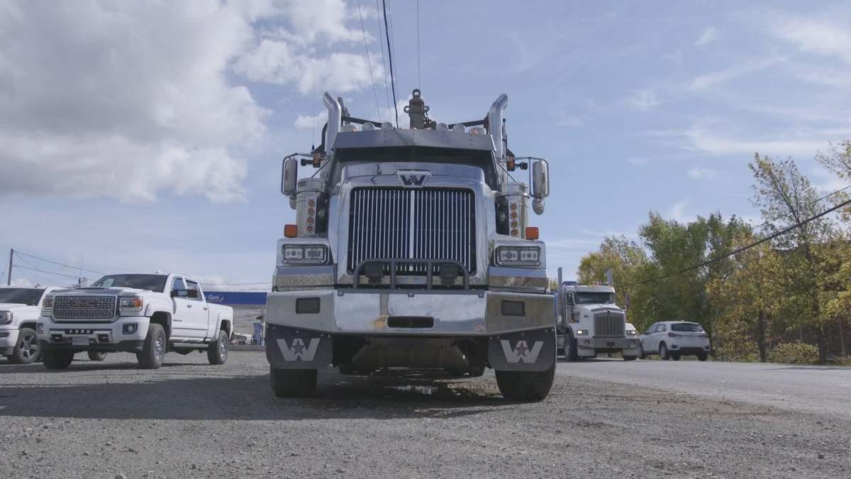 London police recently conducted a commercial vehicle safety blitz with the help of OPP officers.