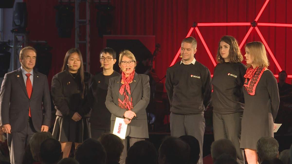 Principal and Vice-Chancellor Suzanne Fortier launches Made by McGill Campaign 
.