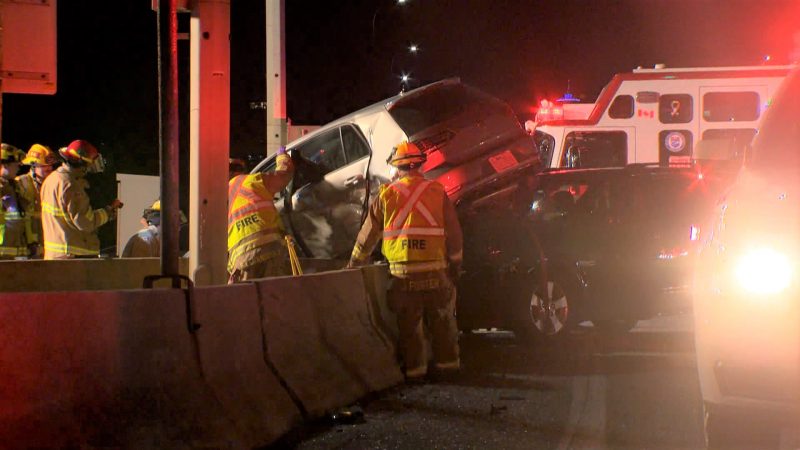 Firefighters respond to a two-vehicle crash on Memorial Drive on Wednesday, Sept. 4, 2019. 