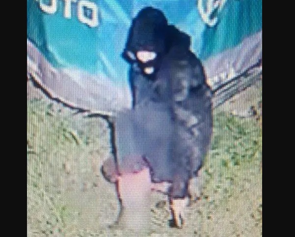 Woodstock RCMP are asking anyone with information about the person seen in surveillance photos to contact police.