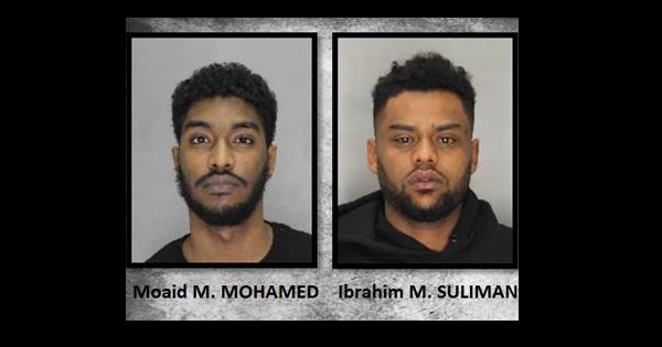 Niagara police say 23-year-old Moaid Mohamed and 25-year-old Ibrahim Muhamed Suliman are wanted on several charges.