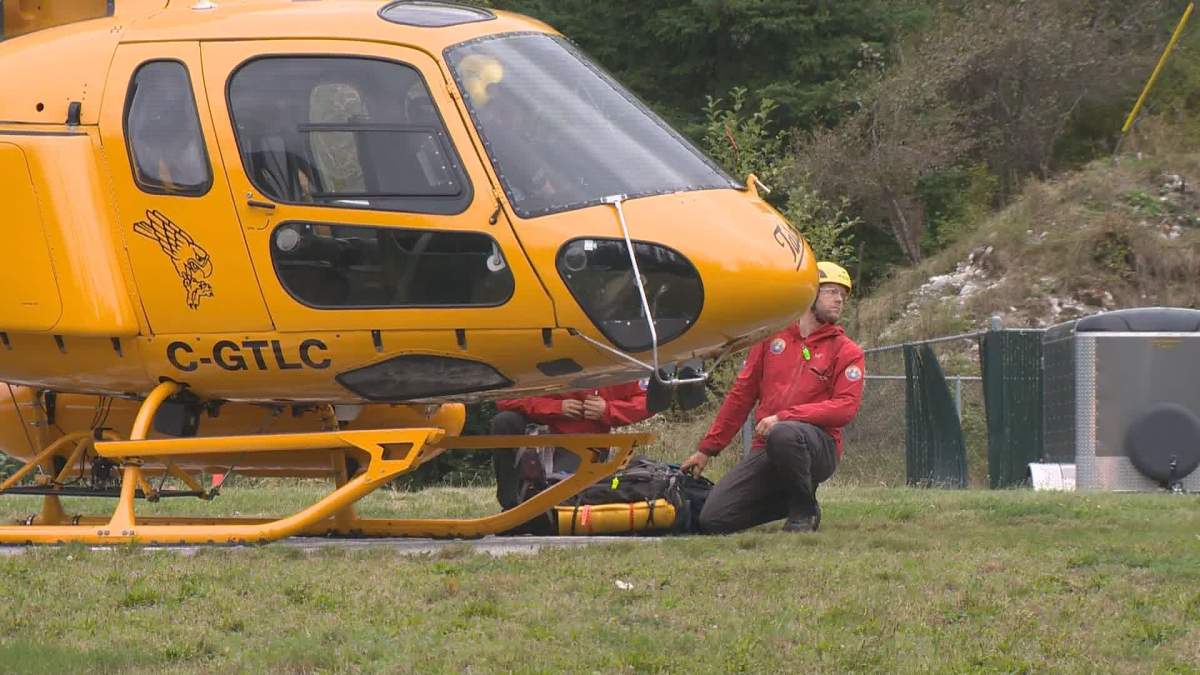 Search crews gear up to rescue a lost hiker from the Crown Mountain area on Saturday, Sept. 21, 2019. 