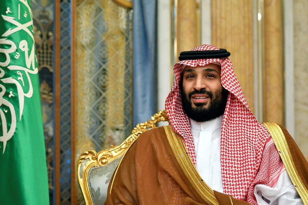 FILE – In this Sept. 18, 2019, file photo, Saudi Arabia’s Crown Prince Mohammed bin Salman attends a meeting with U.S. Secretary of State Mike Pompeo in Jeddah, Saudi Arabia. (Mandel Ngan/Pool Photo via AP, File)