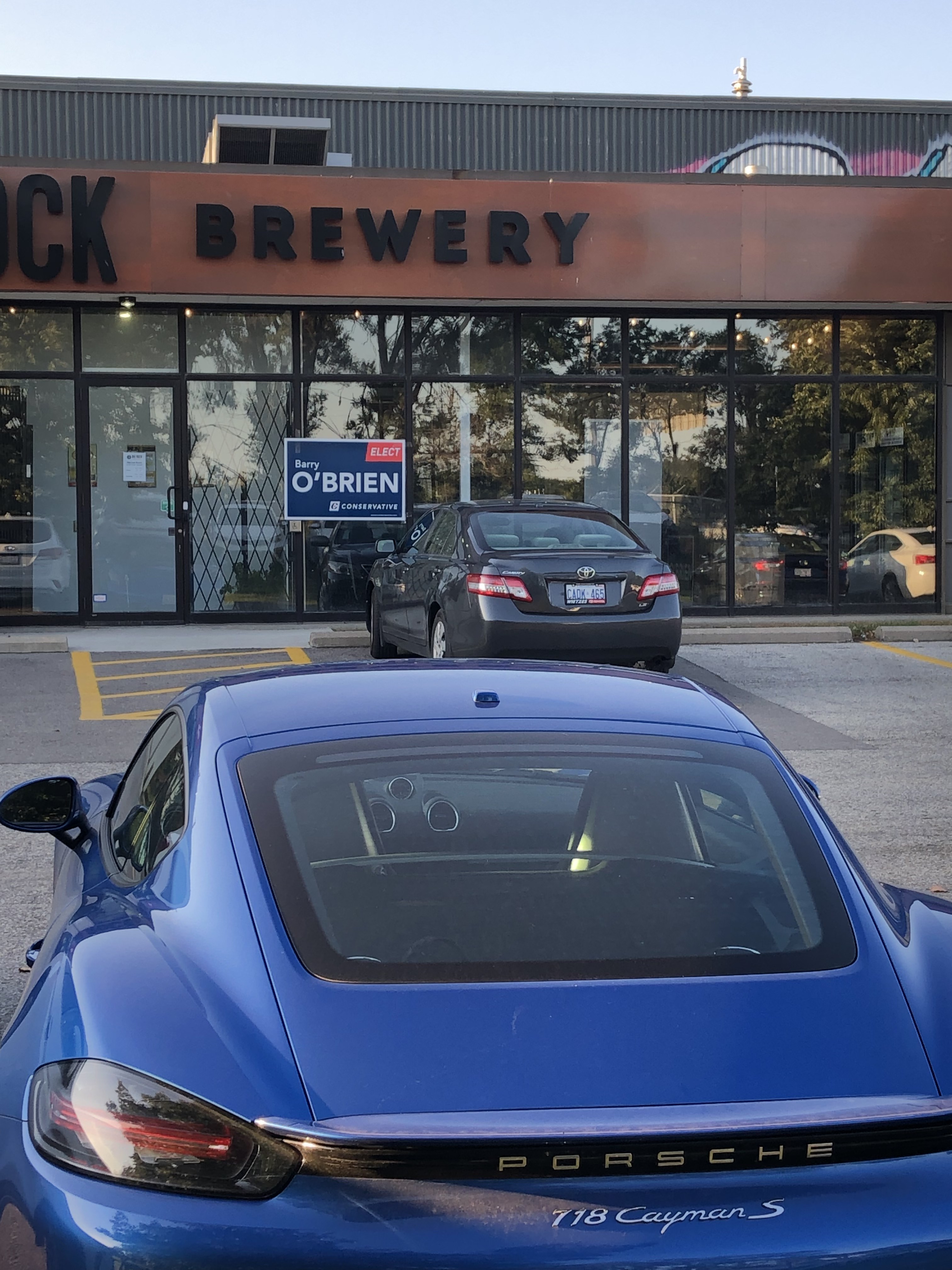 A campaign fundraiser for Conservative candidate Barry O\’Brien in Etobicoke-Lakeshore. (Rachel Browne/Global News)