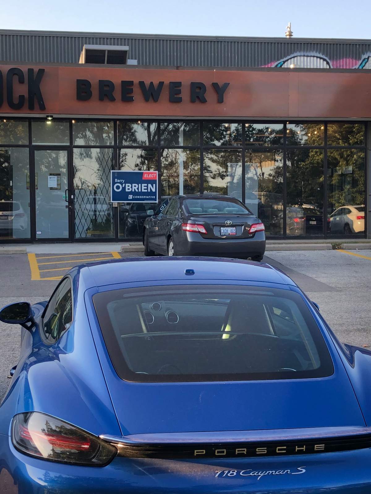 A campaign fundraiser for Conservative candidate Barry O\’Brien in Etobicoke-Lakeshore. (Rachel Browne/Global News)