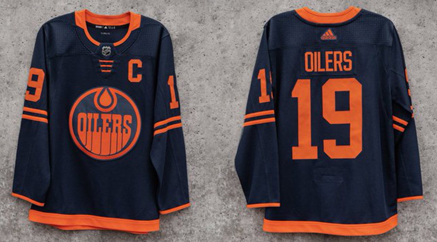 The Edmonton Oilers unveiled their new alternate jersey on Thursday. 