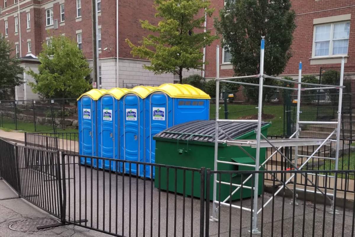 Pods were introduced on Ezra Avenue by Waterloo Regional Police and community partners.