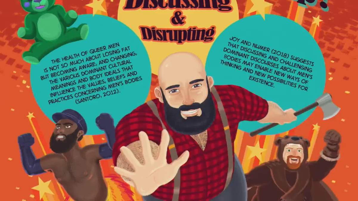 'Rainbow Reflection: Body Image Comics for Queer Men' focuses on health and body image issues facing queer men.