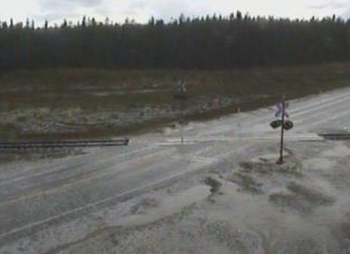 A view of Highway 40 and north of Hay River Road near Hinton, Alta., at 2:45 p.m. on Sept. 7, 2019. 
