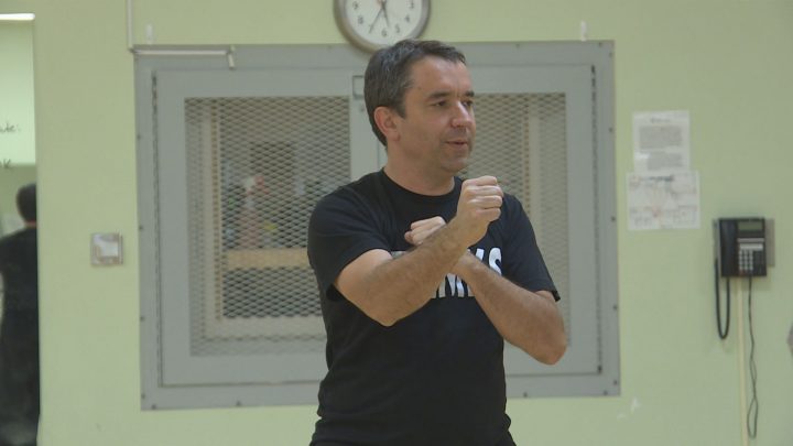 Eric James teaches martial arts in Regina and wanted to contribute to women and the at-risk population in Regina by teaching the self-defense class.