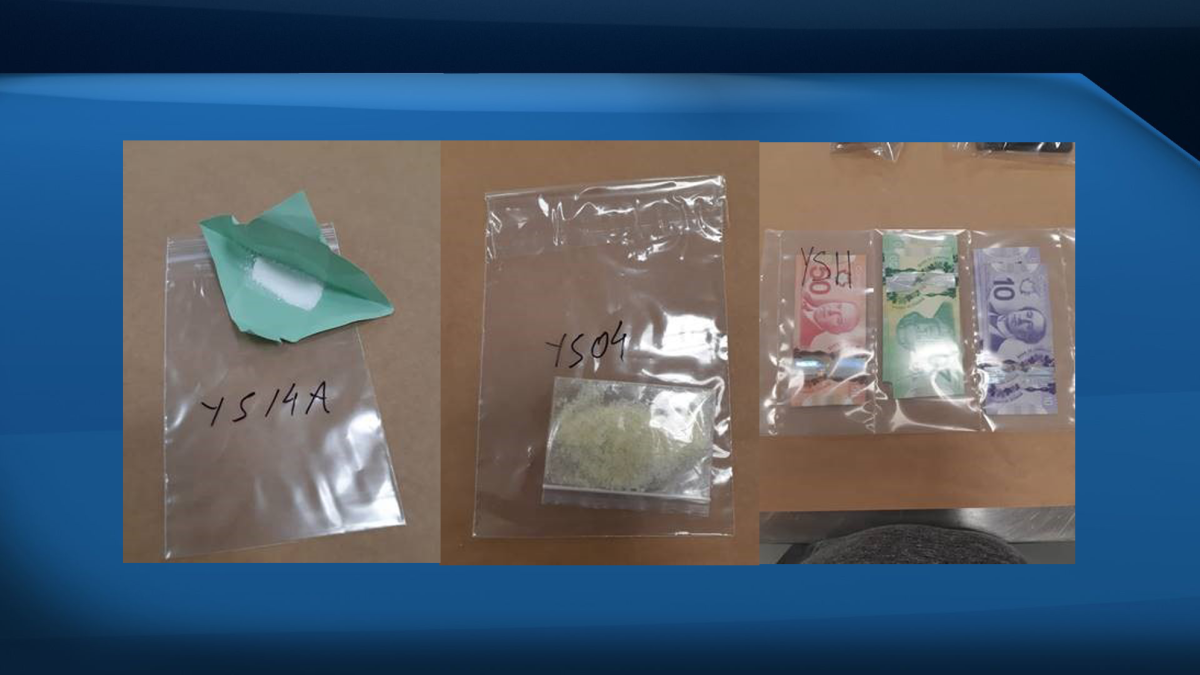 Drugs and cash found in a southwest Calgary home on Sept. 25, 2019, as part of an investigation into a suspected cocaine trafficking operation.