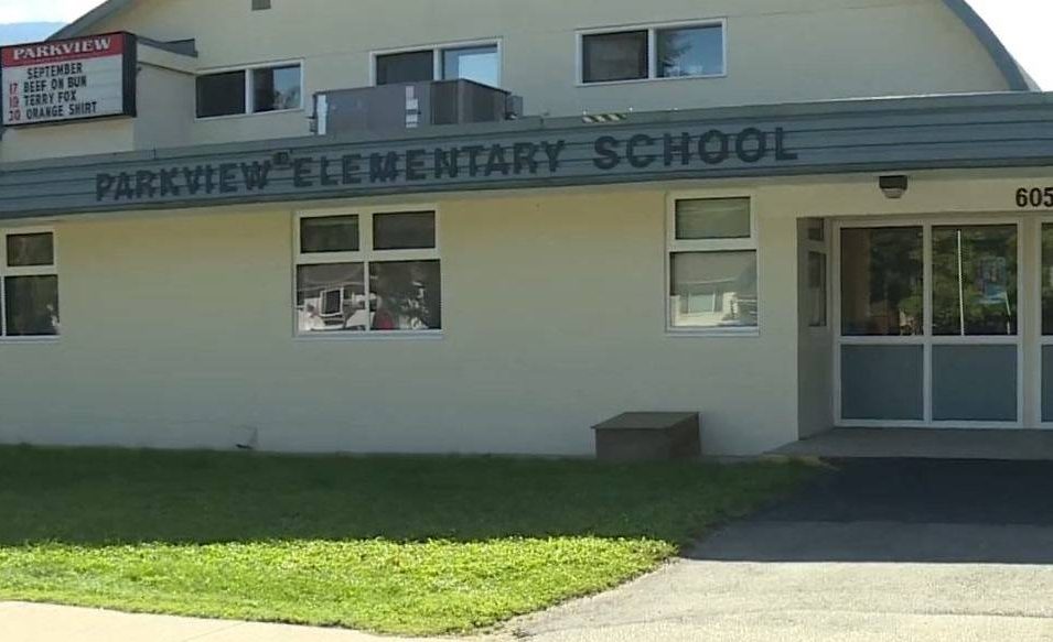 Parkview Elementary School in Sicamous, B.C., reopened this week.