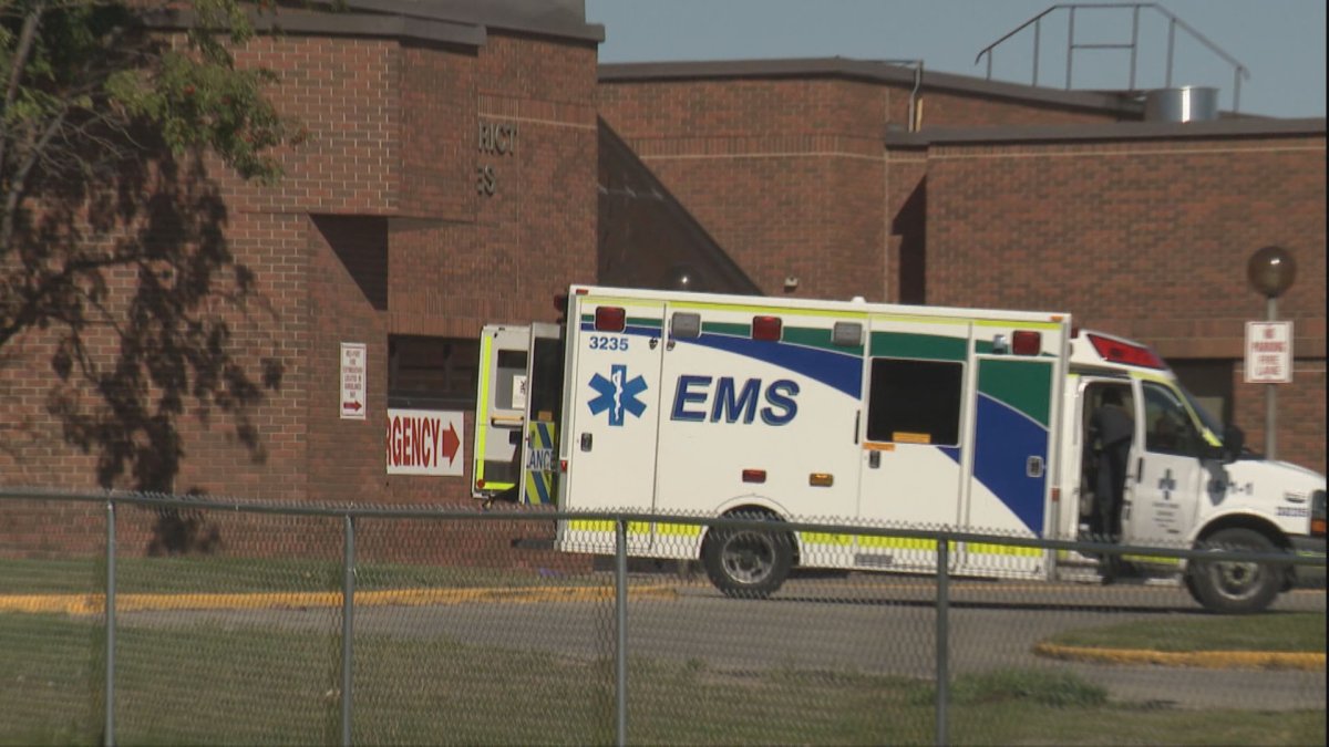 EMS said it received three 911 calls starting shortly after 8 a.m. from three different locations within blocks of each other.