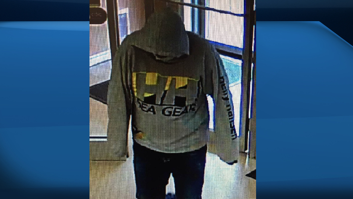 Image of the armed robbery suspect. 