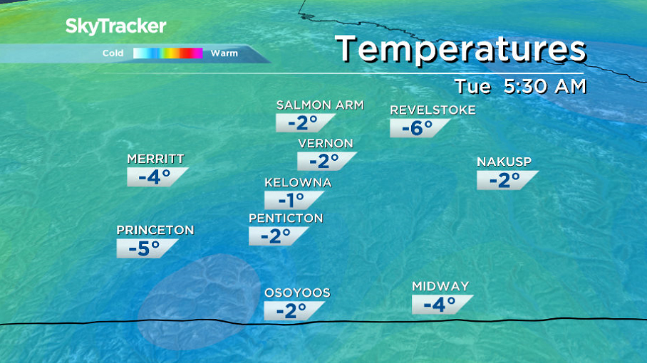 Okanagan weather: risk of frost, more mountain snow to start October ...