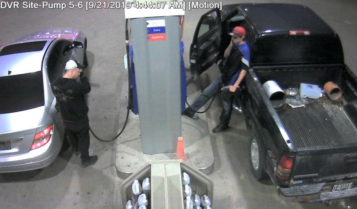 Perth County OPP are looking to identify the men in this photo.