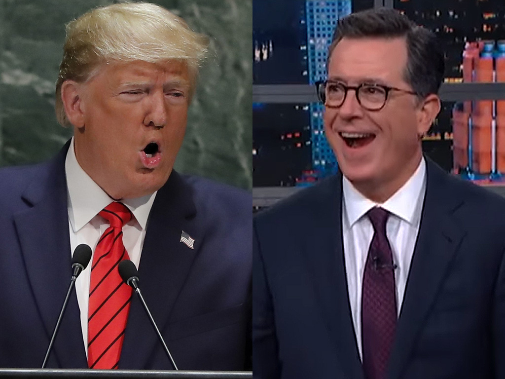 Stephen Colbert Reveals ‘secret Words’ Donald Trump Used In Ukraine ...