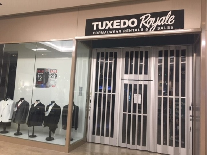 Tuxedo Royale Limited at  Erin Mills Town Centre in Mississauga.