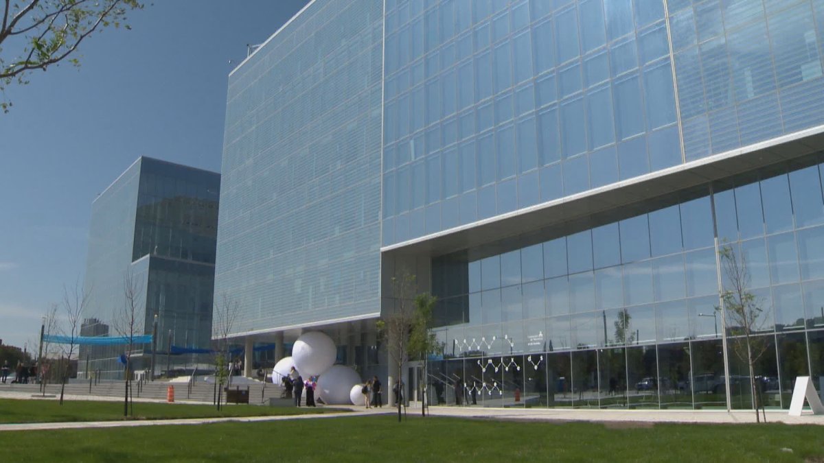 The new $348 million Université de Montréal science campus that was inaugurated on Friday.