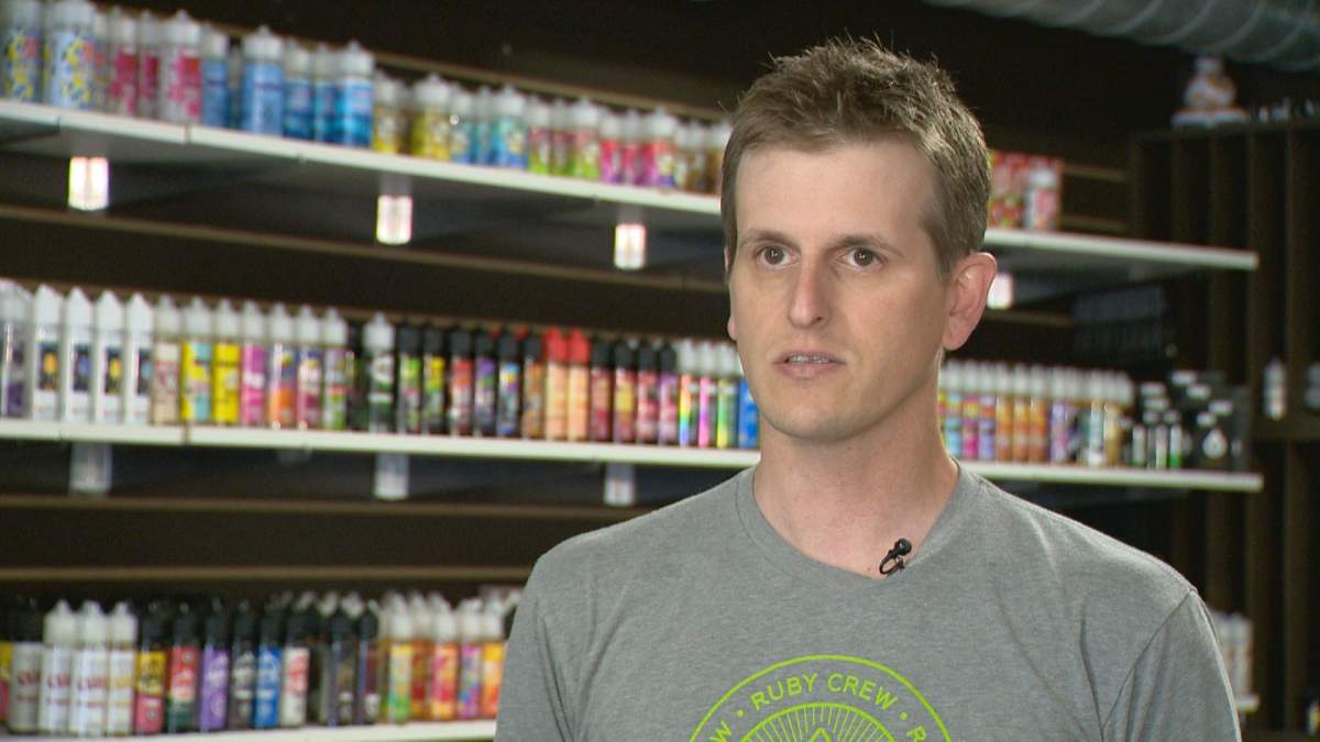 Queen City Vapes owner Mike Smider. 