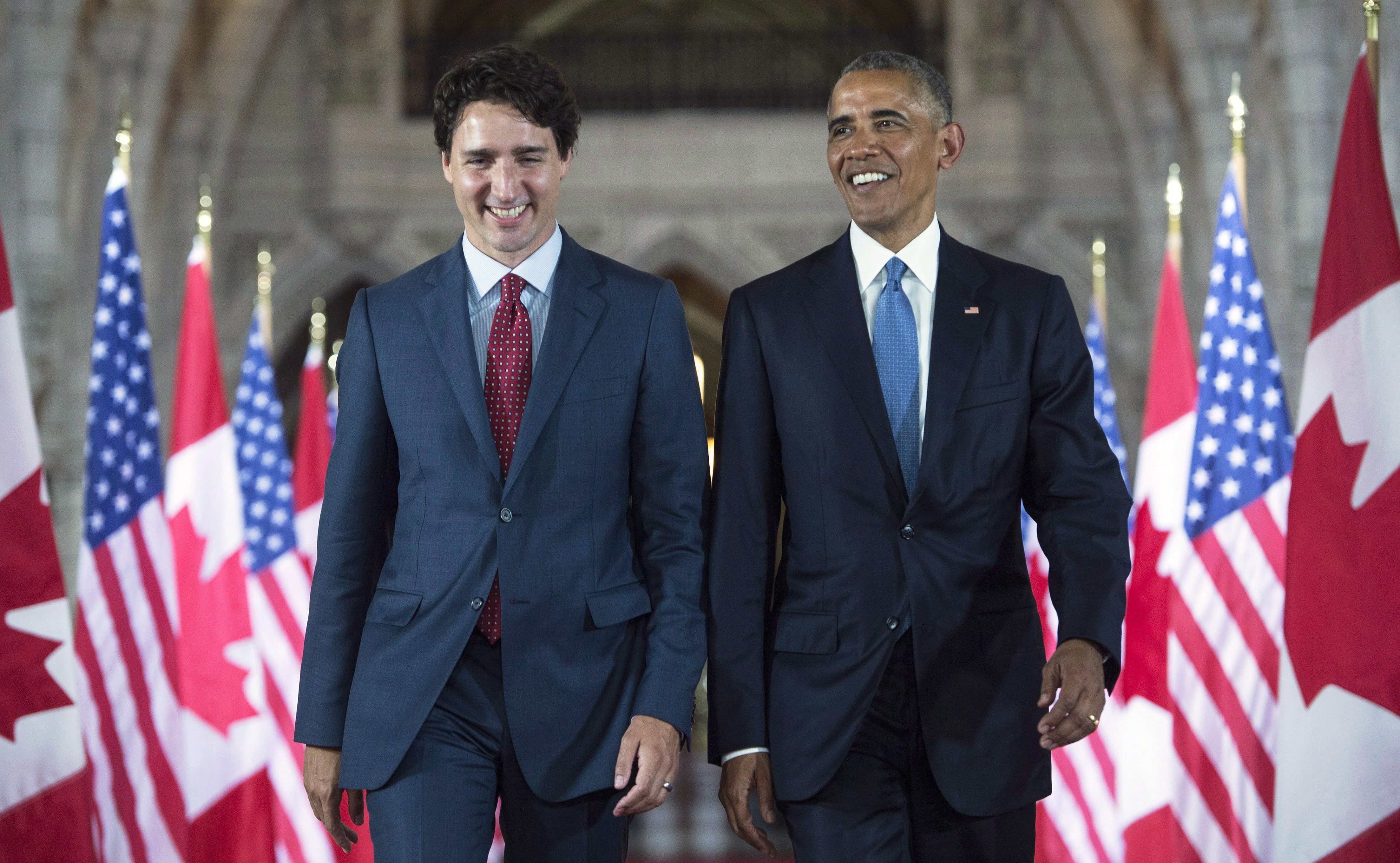 Barack Obama Endorses Justin Trudeau In Canadian Federal Election ...