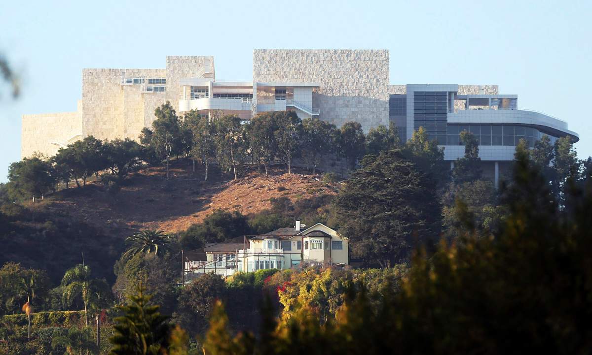 The Getty Center is seen after a wildfire swept through Los Angeles’ Bel Air neighbourhood Wednesday, Dec. 6, 2017.  (AP Photo/Reed Saxon)