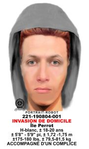 This is the rendering of one of the suspects.