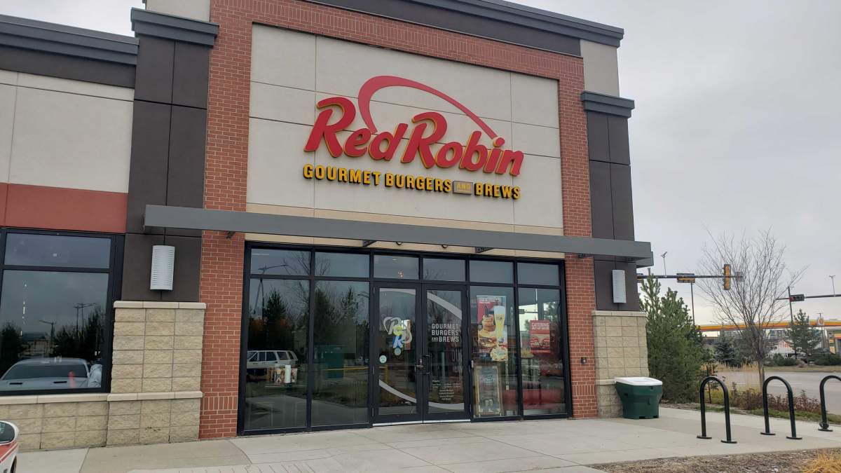 All of the Red Robin restaurants in Edmonton are set to close on Dec. 8, 2019.